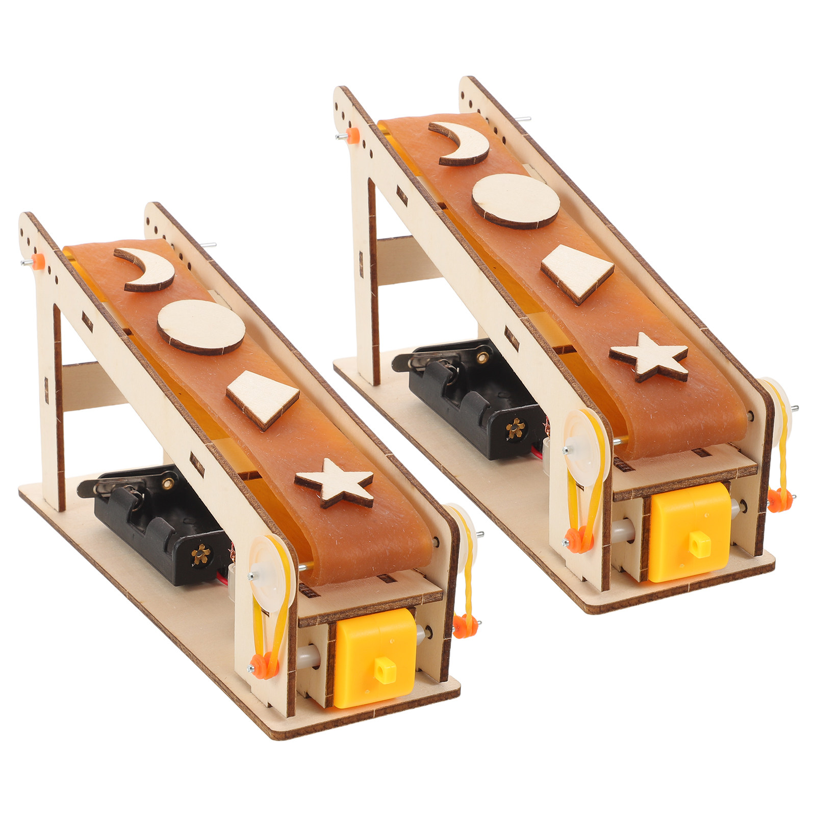 Science Kit - 2Pcs Stem Electric Conveyor Belt DIY