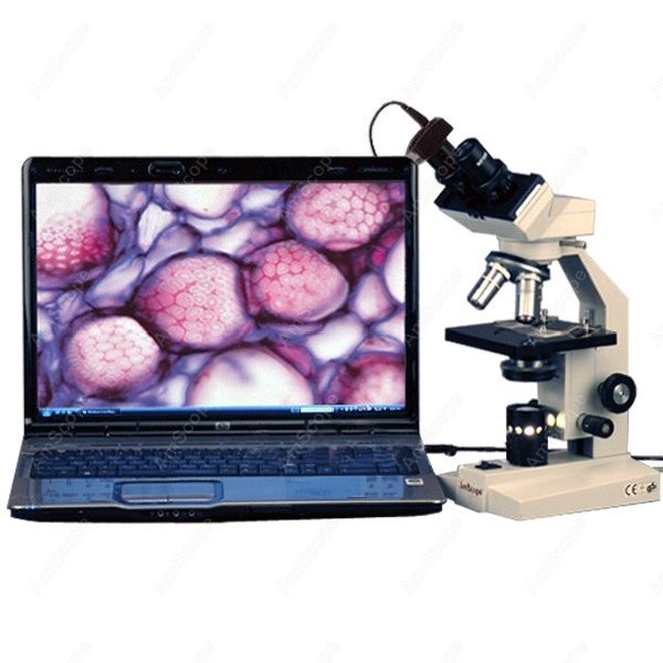 Amscope Microscope Compound 40X-1000X - AmScope B100 Series Biological Binocular Compound