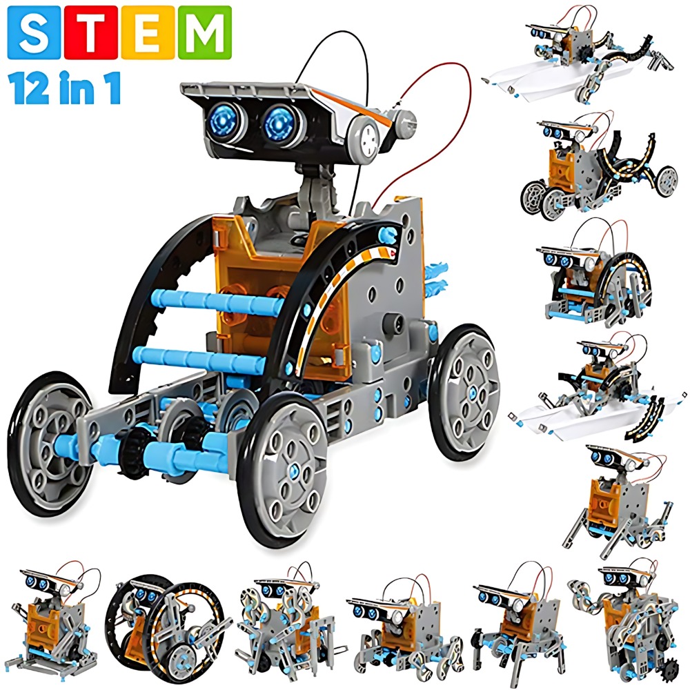 Solar Robot Building Blocks 12 - огляд і ціна Science Robot