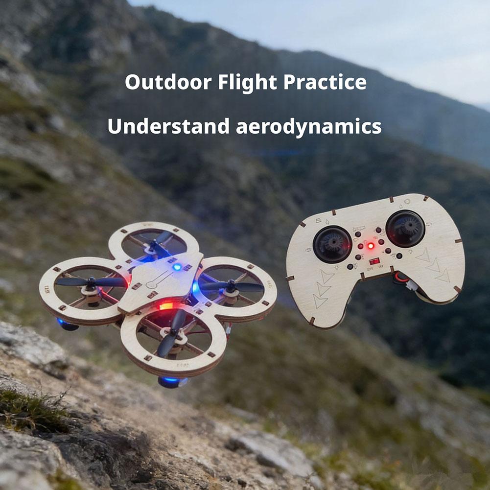 DIY Wooden RC Drone Quadcopter - огляд і ціна Science Diy Model