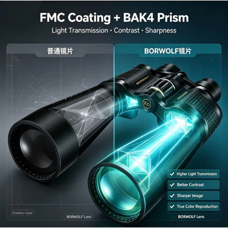BORWOLF 25-75X70 Large Objecti - огляд і ціна National Geographic Telescope 70Mm
