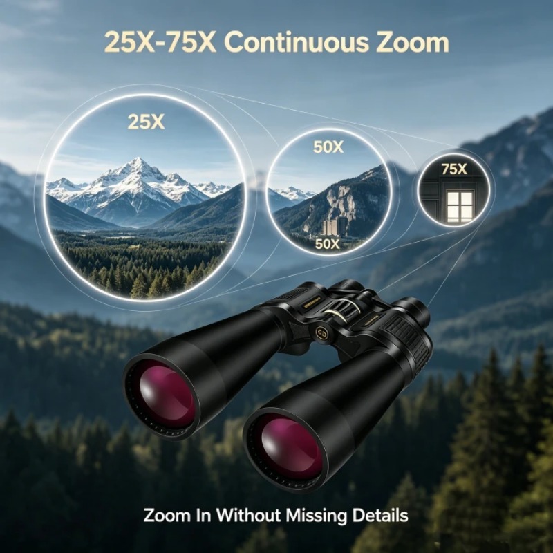 BORWOLF 25-75X70 Large Objecti - огляд і ціна National Geographic Telescope 70Mm