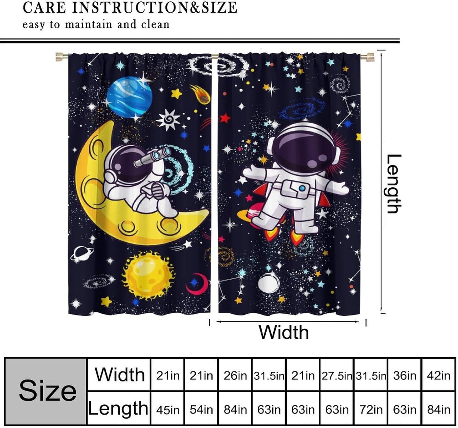 Galaxy Science Curtain Decorat - огляд і ціна Science Nursery