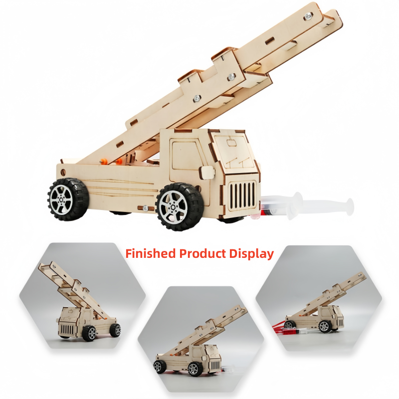 DIY Wood Ladder Fire Truck Mod - огляд і ціна Science Diy Model