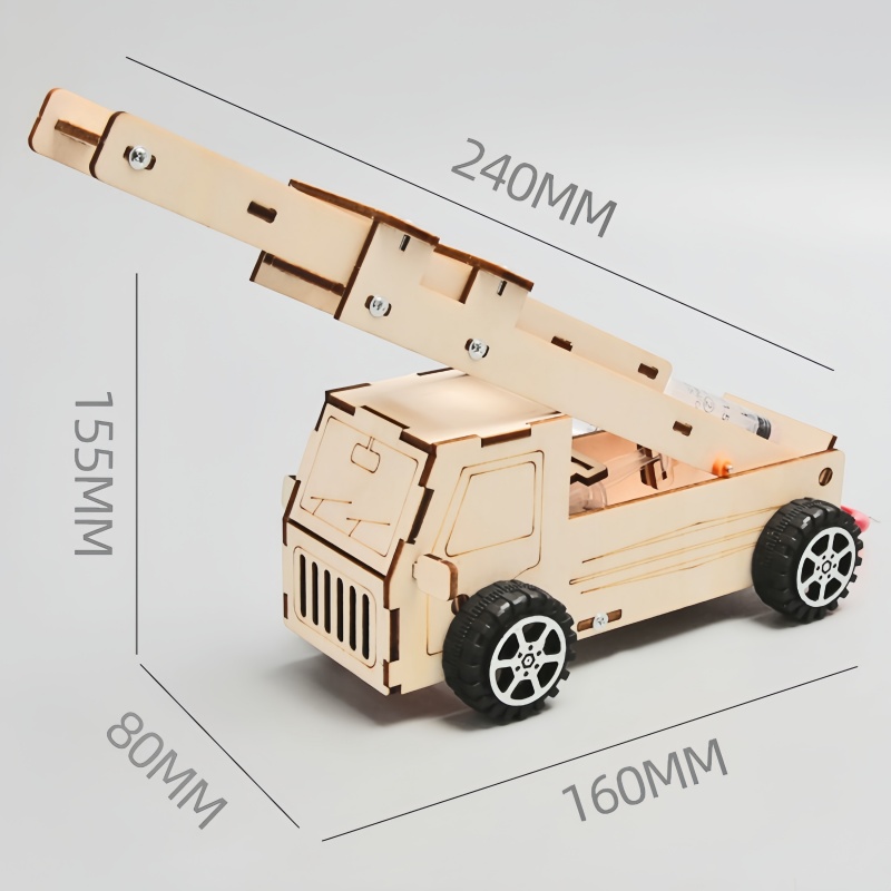 DIY Wood Ladder Fire Truck Mod - огляд і ціна Science Diy Model