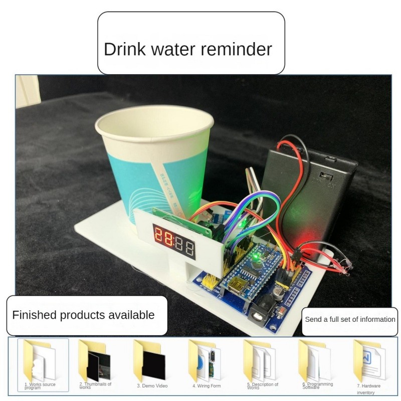 Drink Water Reminder Robot Han - огляд і ціна Science Robot