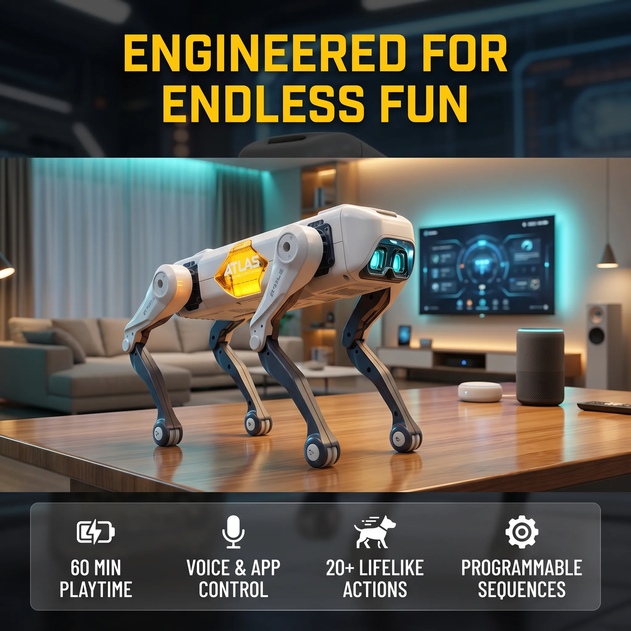 AI Smart Robot Dog, Voice & AP - огляд і ціна Science Robot