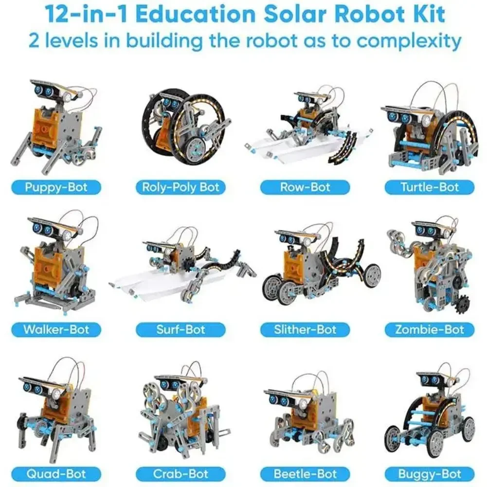 13 in 1 Solar Powered Robot Sc - огляд і ціна Science Robot