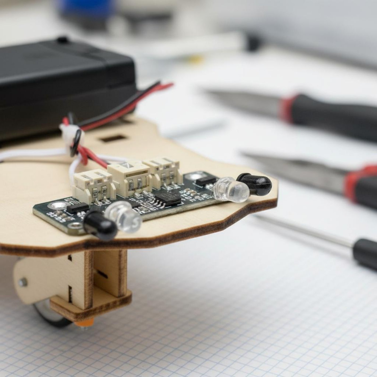 Wooden Intelligent Vehicle Kit - огляд і ціна Science Kit